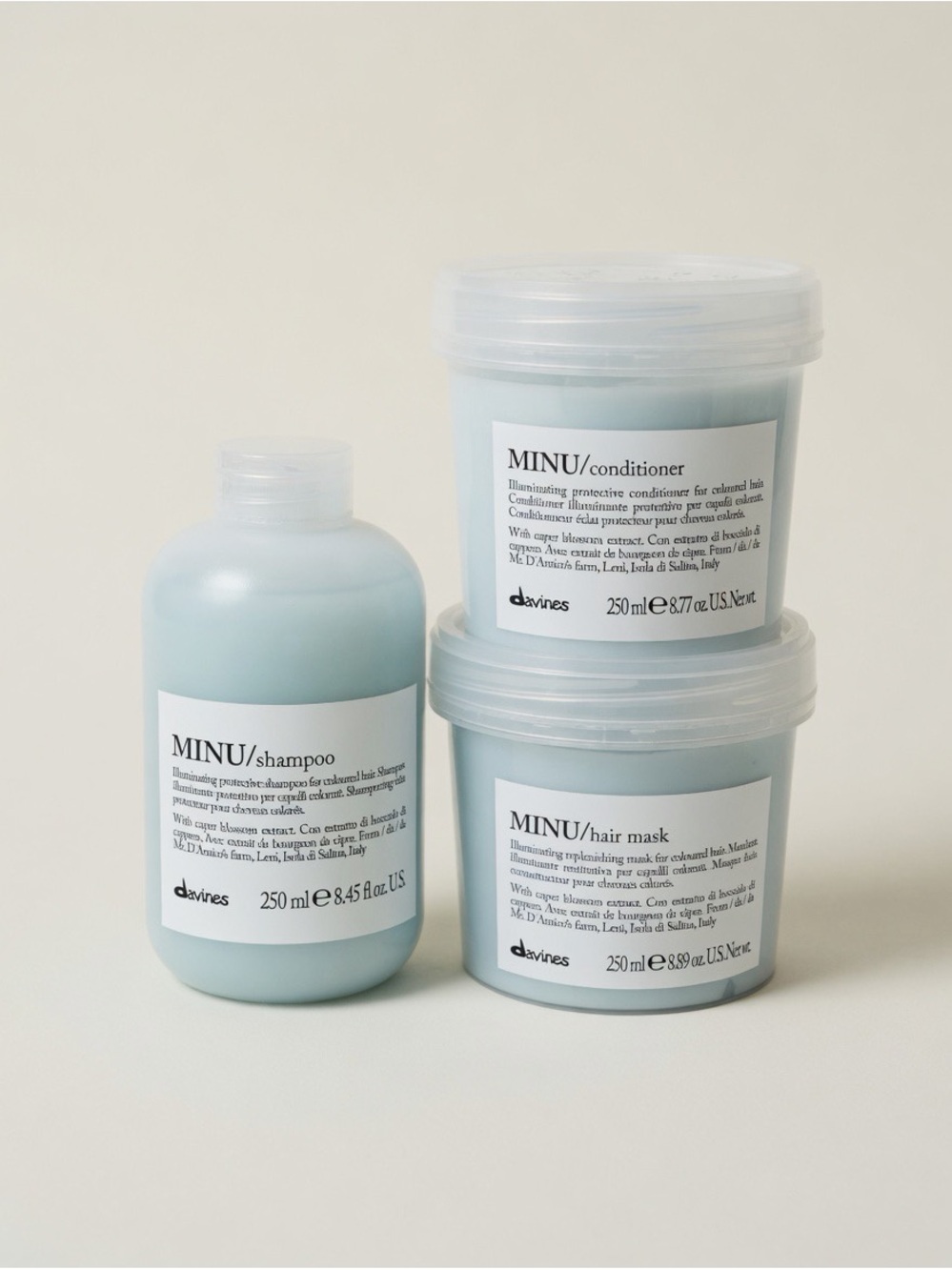 Brand New Davines MINU Set